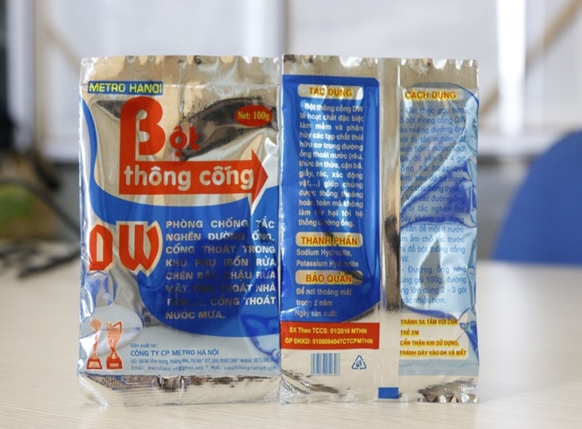 Bột th&ocirc;ng cầu cống nghẹt DW