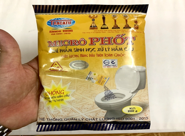 Bột th&ocirc;ng cầu cống nghẹt Microphot